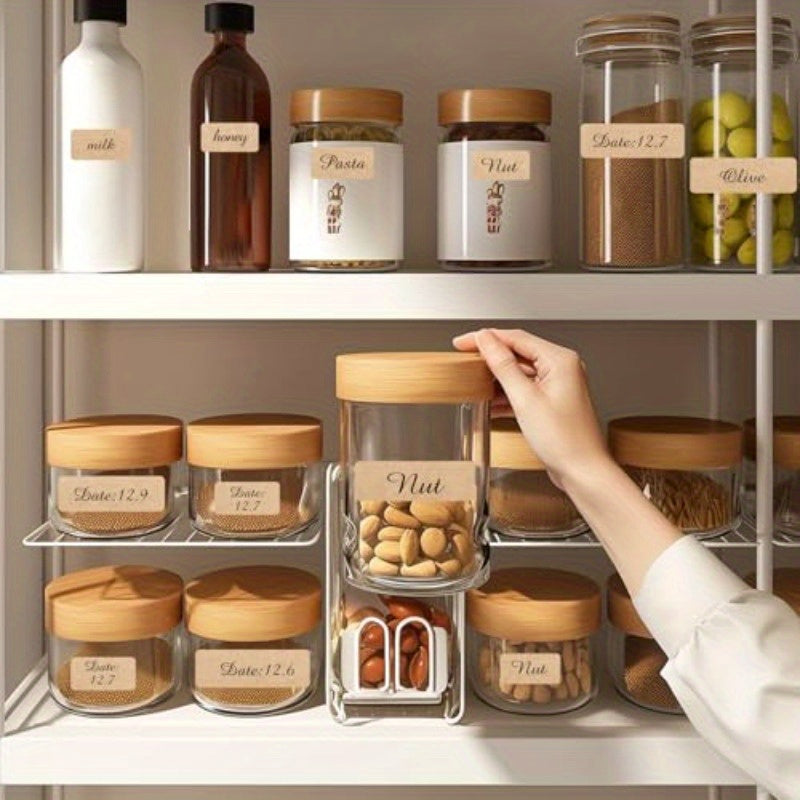 Kraft Label Stickers Removable Writable Gift Labels SelfAdhesive Brown Labels for Essential Oil Bottle Jars Food Storage or Gift Decoration 2 Size 300 Sheet