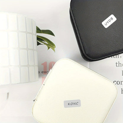 10000pcs Storage Container Labels Sticker Premium Adhesive Small Labels Writable Rectangle White Stickers