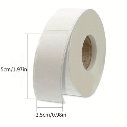 300pcs White Blank Stickers - Writable, Round Labels for Scrapbooking, DIY Crafts & Gift Packaging Scrapbook Stickers